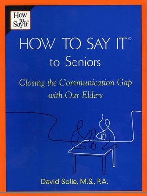cover image of How to Say It to Seniors